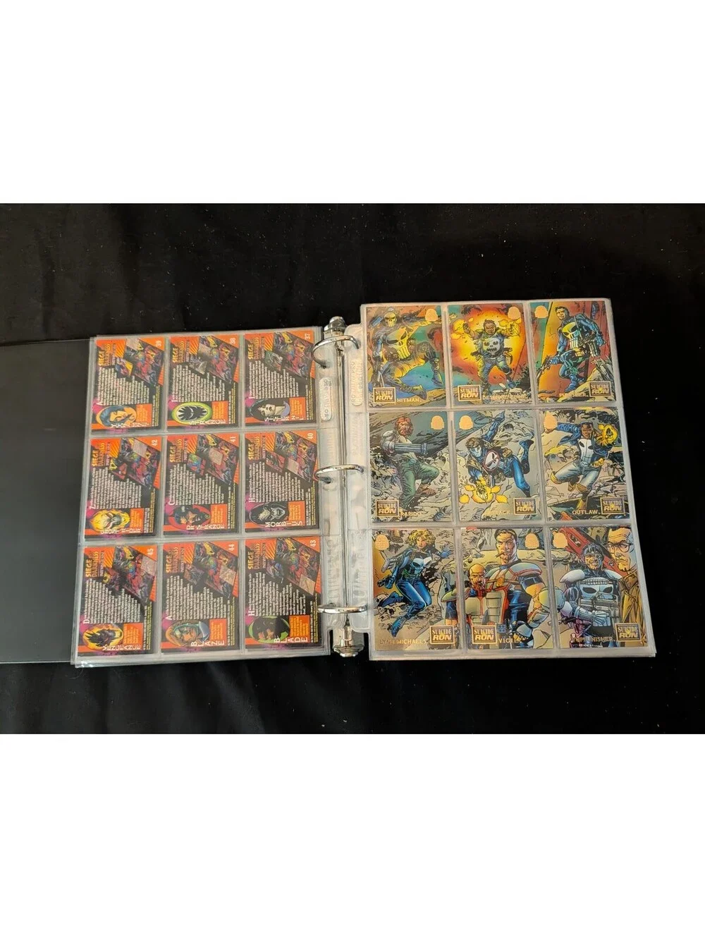 Marvel 1992 Fleer Ultra Trading Card Collection in Binder - Full Series